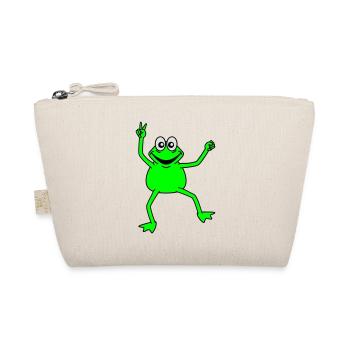 Happy Frog Peace Victory Hand Signal Cool - Trousse biologique - nature - Devant
