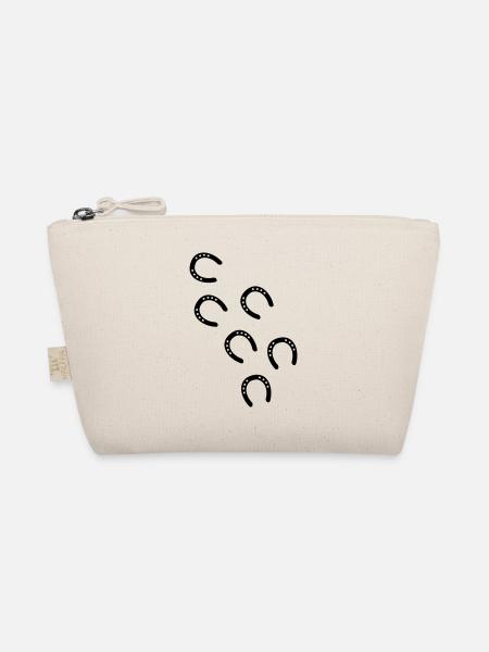footprints horse - Organic Pouch - nature - Front