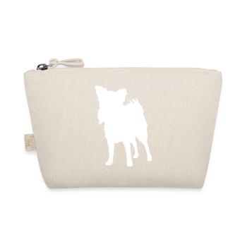Chihuahua Silhouette - Bio-Täschchen - Natur - Vorne