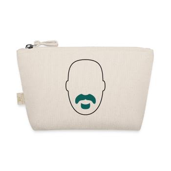 »Frank Zappa« Beard 2 - Bio-Täschchen - Natur - Vorne
