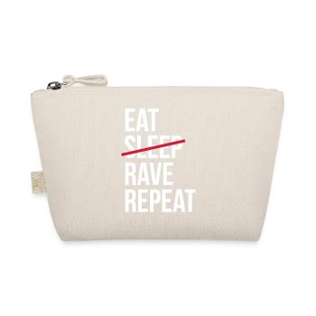 Eat Rave Repeat - Bio-Täschchen - Natur - Vorne