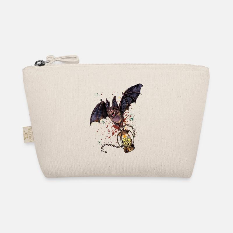 Scary Halloween bat Bio-Täschchen