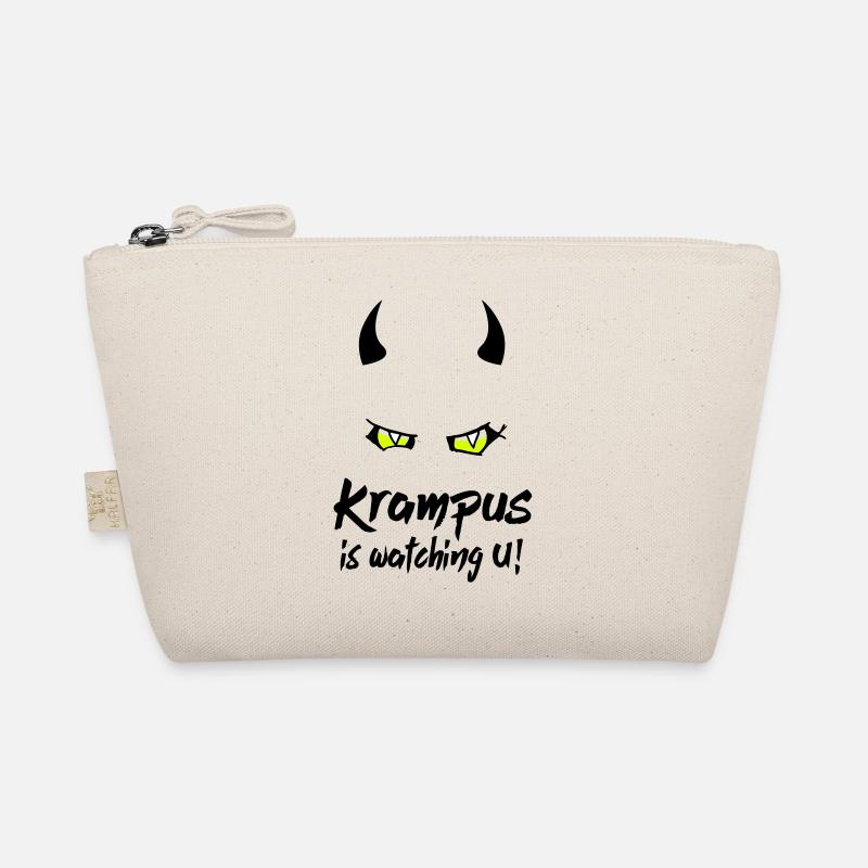 Krampus is watching U with evil eyes Bio-Täschchen