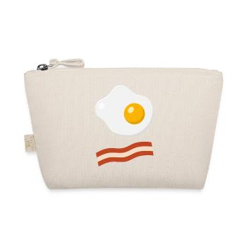 Minimal Bacon & Egg - Bio-Täschchen - Natur - Vorne