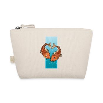 The Pisces-heart - Bio-Täschchen - Natur - Vorne