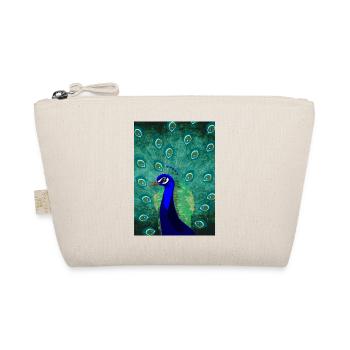 pfau - Bio-Täschchen - Natur - Vorne