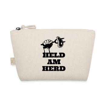 Held am Herd Steak Koch Küche BBQ Grill - Bio-Täschchen - Natur - Vorne