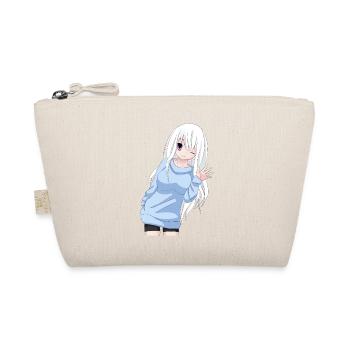 Anime Girl waving - Organic Pouch - nature - Front