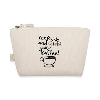 Kaffee Büro Humor Fun lustig Spruch - Bio-Täschchen - Natur - Vorne