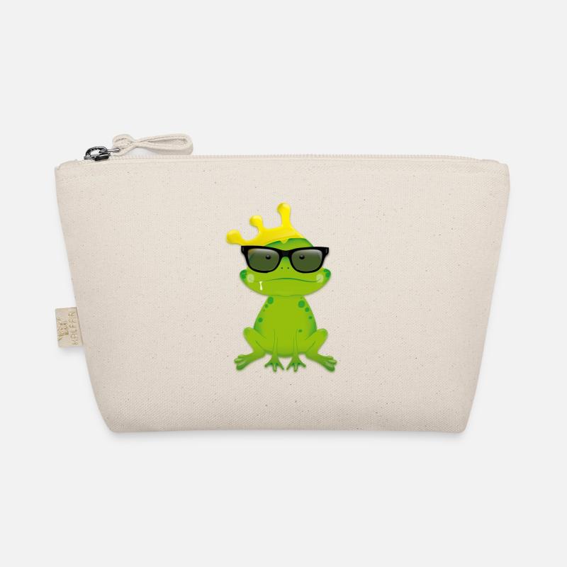 Frosch im Comicstyle Bio-Täschchen