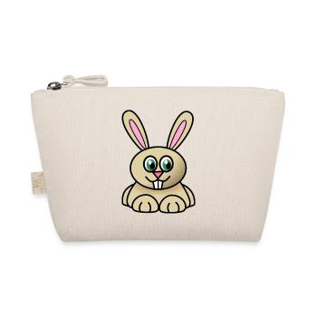 Niedlicher Hase - Bio-Täschchen - Natur - Vorne