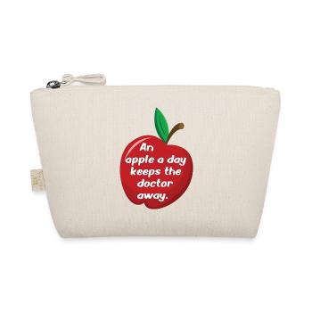 An apple a day... - Bio-Täschchen - Natur - Vorne