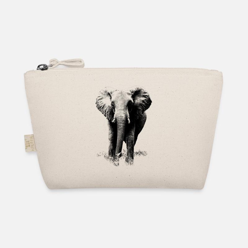 Afrikanischer Elefant Bio-Täschchen