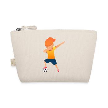 Soccer Girl Dab Dance - Organic Pouch - nature - Front