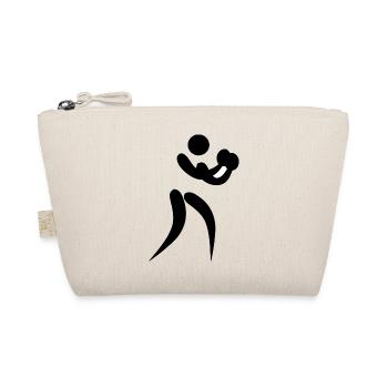 boxer boxing boxing kickboxing martial arts thai sp - Organic Pouch - nature - Front