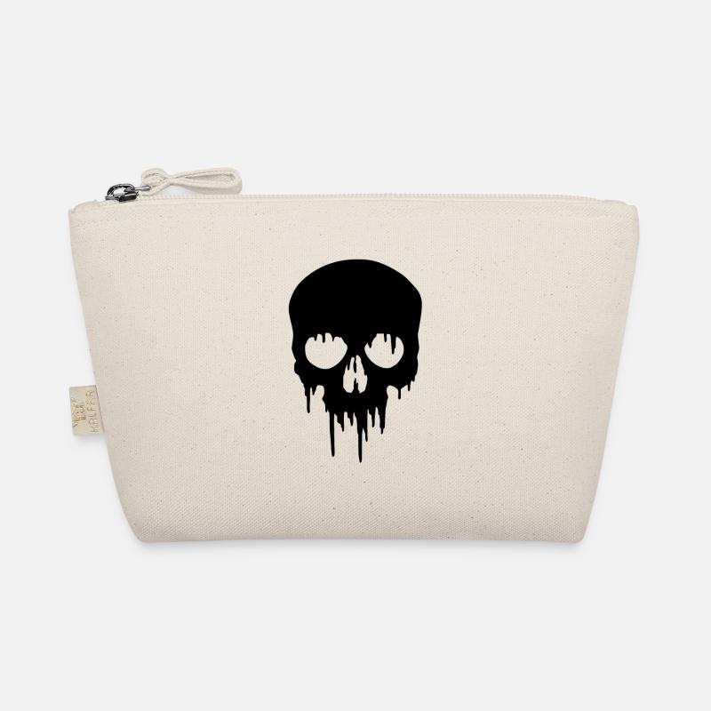 Black Skull dripping Trousse biologique