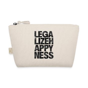 Legalize Happiness T-Shirt - Organic Pouch - nature - Front