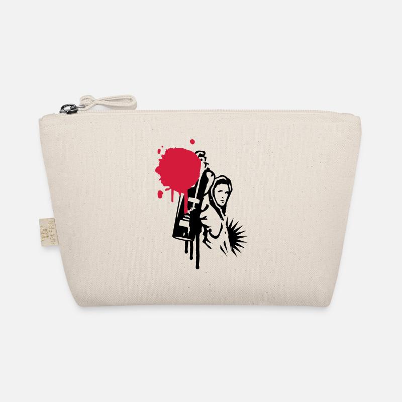 A sprayer with spray can in graffiti style Organic Pouch