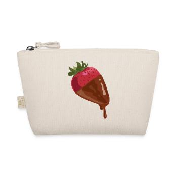 schokolade suessigkeiten candy chocolate118 - Bio-Täschchen - Natur - Vorne