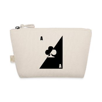 map as black white clover - Organic Pouch - nature - Front