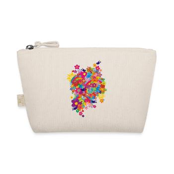 NEW FLOWER POWER RAINBOW - Organic Pouch - nature - Front