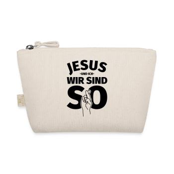 Jesus und ich - Bio-Täschchen - Natur - Vorne