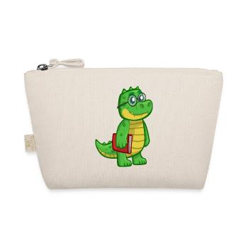 krokodil crocodile alligator animal tiere1 - Bio-Täschchen - Natur - Vorne