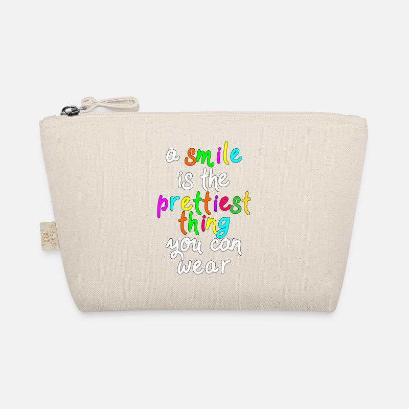 a smile is the prettiest thing Organic Pouch