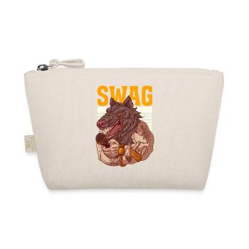 Rapper avec tête de loup et tatouages - Trousse biologique - nature - Devant