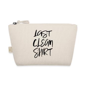 Last clean shirt Last clean shirt sayings - Organic Pouch - nature - Front