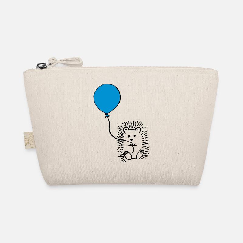 Hedgehog with balloon Organic Pouch