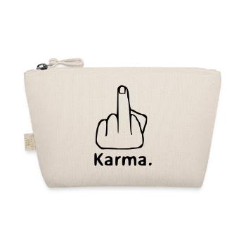 Stinky fingers, Karma - Organic Pouch - nature - Front
