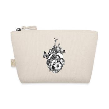 Heart grown - Organic Pouch - nature - Front