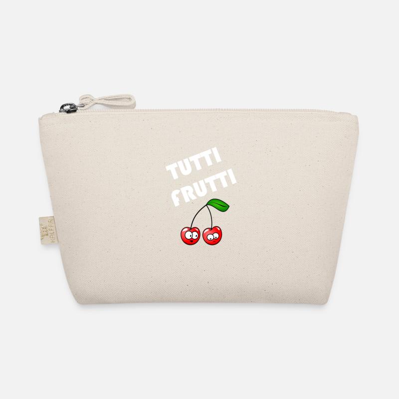 Beliebte Sprueche Tutti Frutti Design Bio-Täschchen