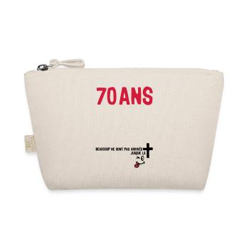 70 ans anniversaire tombe arrive - Trousse biologique - nature - Devant