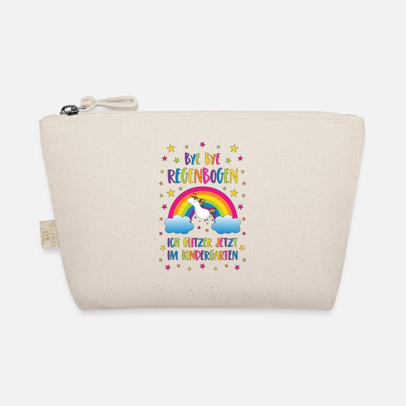 Bye Bye Rainbow Nursery Unicorn Glitter Organic Pouch