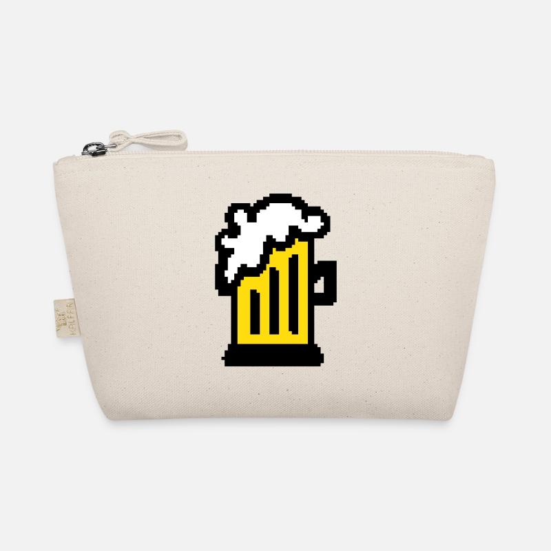 Beer Pixel Art Organic Pouch