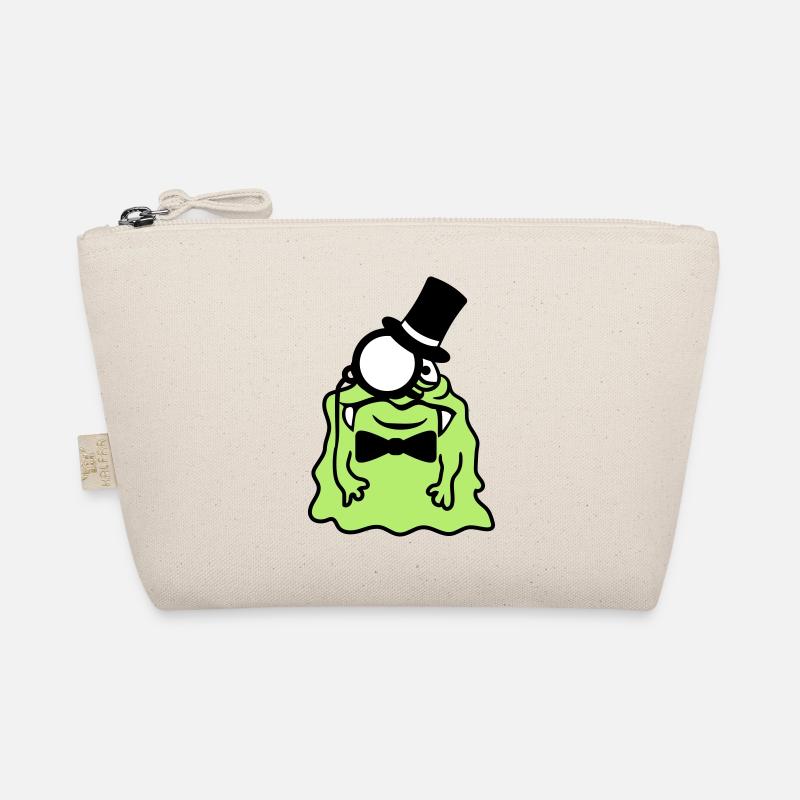 Sir gentlemen cylinder monocle rich glibber Organic Pouch