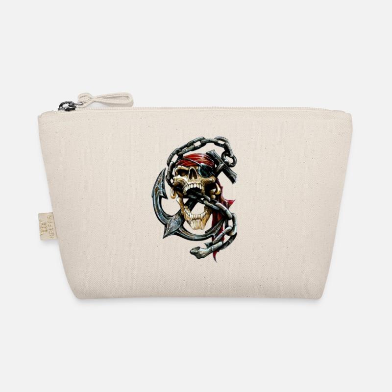 Skull seafaring Organic Pouch