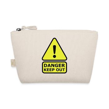 Danger Keep Out - Bio-Täschchen - Natur - Vorne