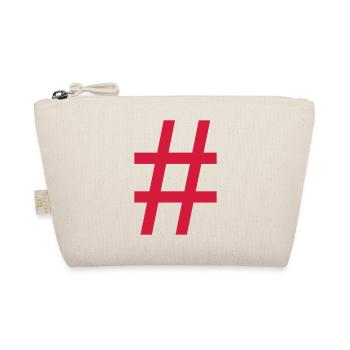 Hashtag - Bio-Täschchen - Natur - Vorne