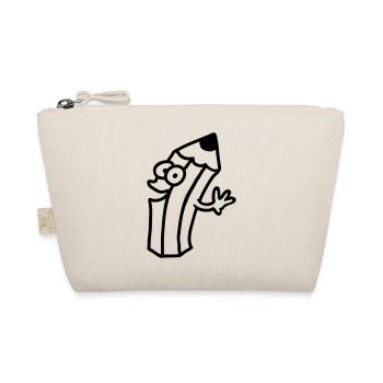 joyful pin - line - Organic Pouch - nature - Front