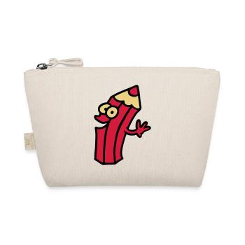 joyful pin - Organic Pouch - nature - Front