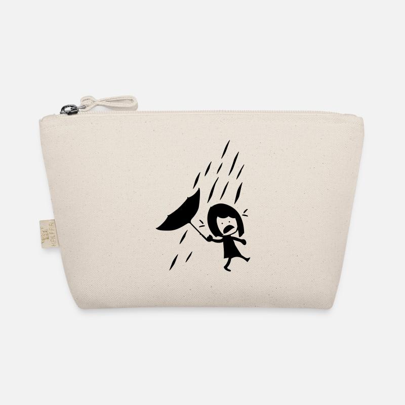 Fille sur un jour de pluie Trousse biologique
