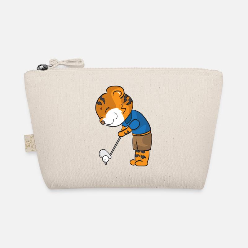 Tiger Golfschläger Abschlag Wood Geschenk Golf Bio-Täschchen
