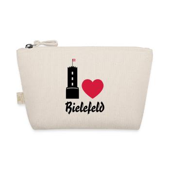 I love Bielefeld - Bio-Täschchen - Natur - Vorne