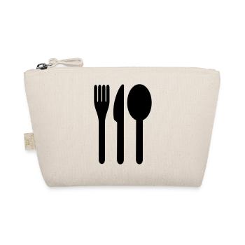 Coutellerie couteau fourchette cuillère cuisine cadeau de cuisine - Trousse biologique - nature - Devant