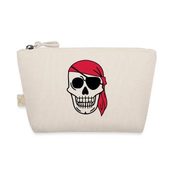 Pirate avec le foulard tête crâne squelette de marin - Trousse biologique - nature - Devant