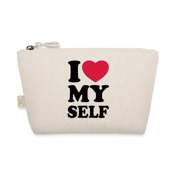I love my self - J'aime mon auto - Trousse biologique - nature - Devant