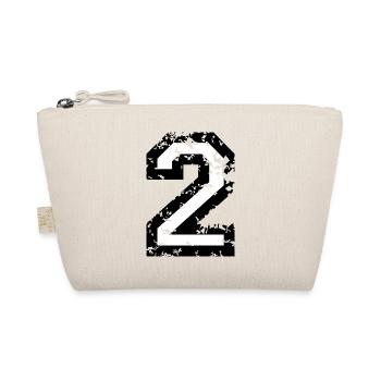 The Number Two - No. 2 (two-color) white - Organic Pouch - nature - Front